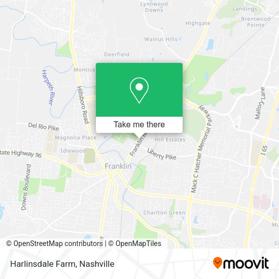 Mapa de Harlinsdale Farm