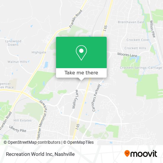 Mapa de Recreation World Inc