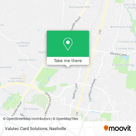 Mapa de Valutec Card Solutions