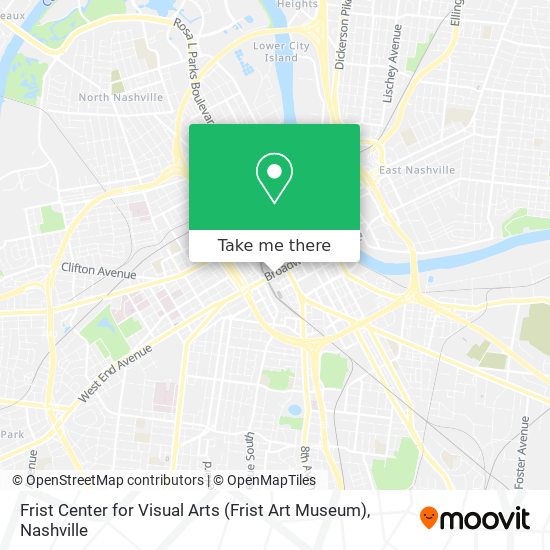 Frist Center for Visual Arts (Frist Art Museum) map