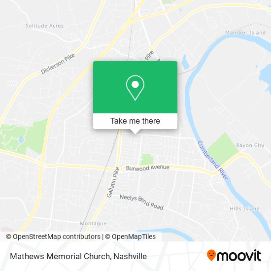 Mathews Memorial Church map