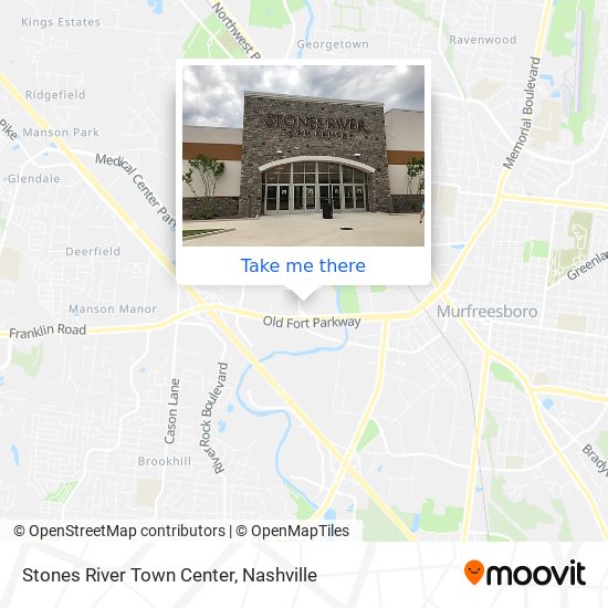 Stones River Town Center map