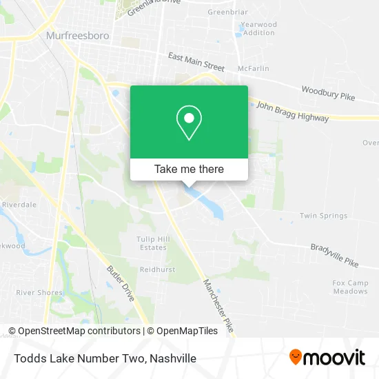Todds Lake Number Two map