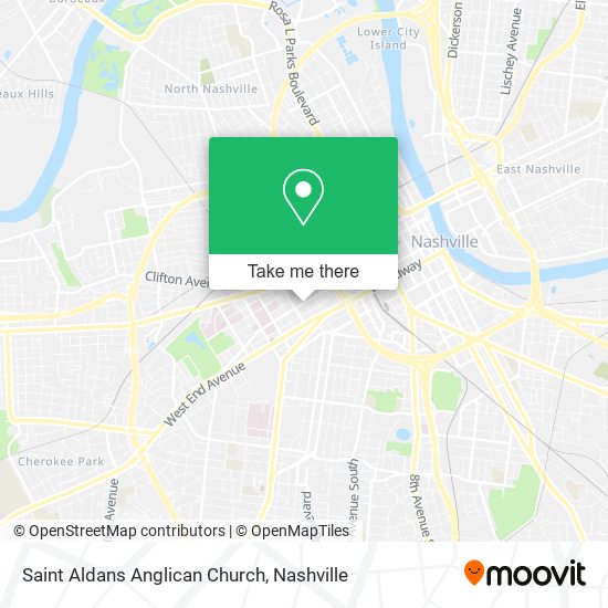 Saint Aldans Anglican Church map