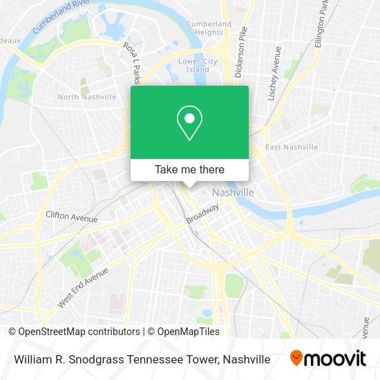 William R. Snodgrass Tennessee Tower map