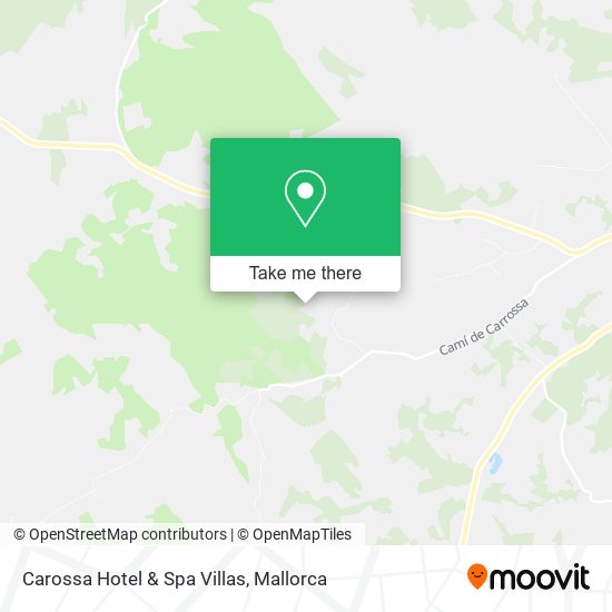 Carossa Hotel & Spa Villas map