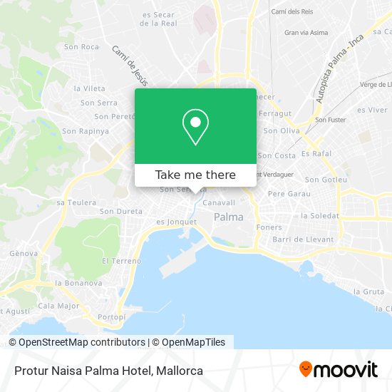 Protur Naisa Palma Hotel map