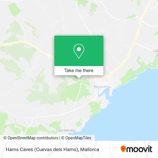 Hams Caves (Cuevas dels Hams) map