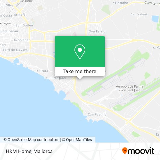 mapa H&M Home