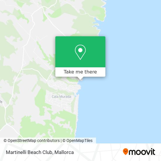 Martinelli Beach Club map