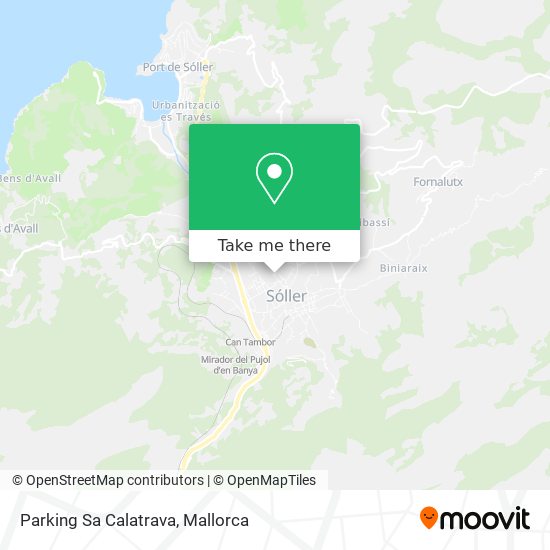 Parking Sa Calatrava map