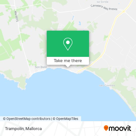 Trampolín map