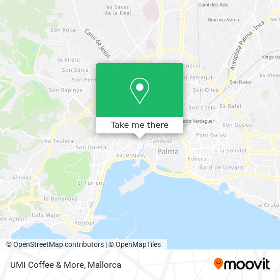 UMI Coffee & More map