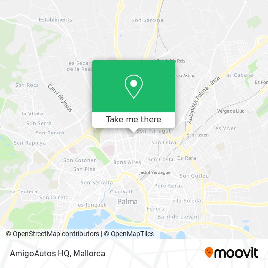 mapa AmigoAutos HQ