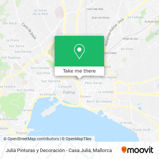 Juliá Pinturas y Decoración - Casa Juliá map