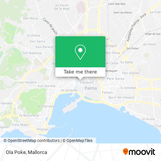 Ola Poke map