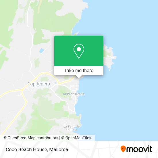 Coco Beach House map