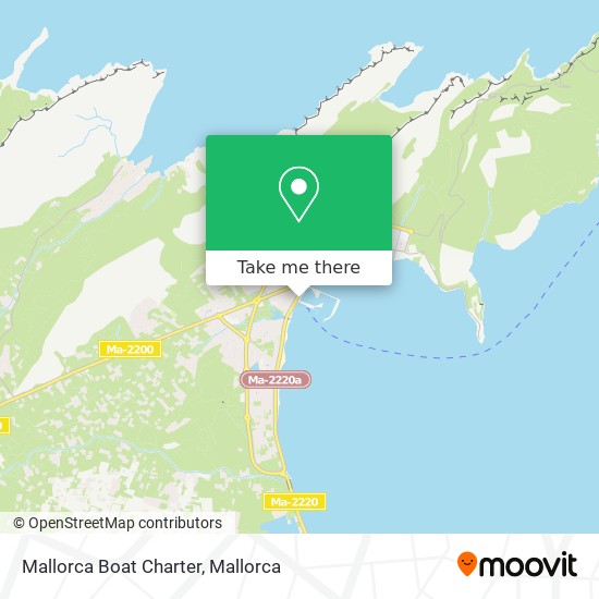 mapa Mallorca Boat Charter