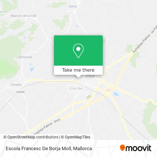 Escola Francesc De Borja Moll map