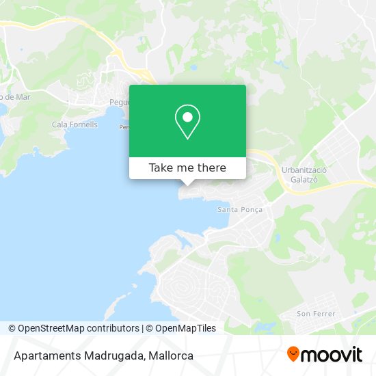 Apartaments Madrugada map