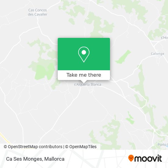 Ca Ses Monges map