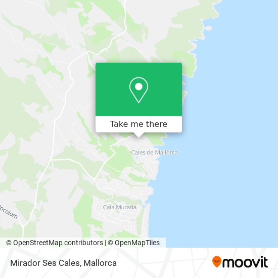 Mirador Ses Cales map