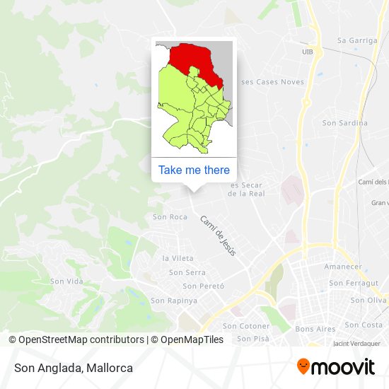 mapa Son Anglada