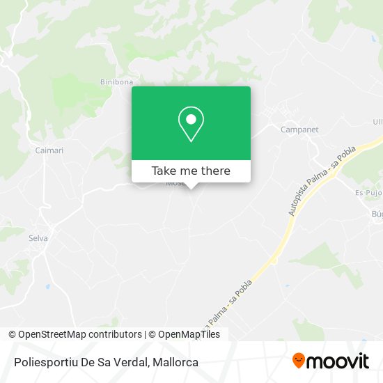 Poliesportiu De Sa Verdal map