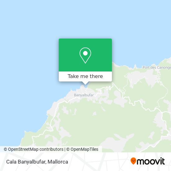 mapa Cala Banyalbufar