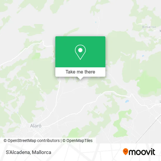S'Alcadena map