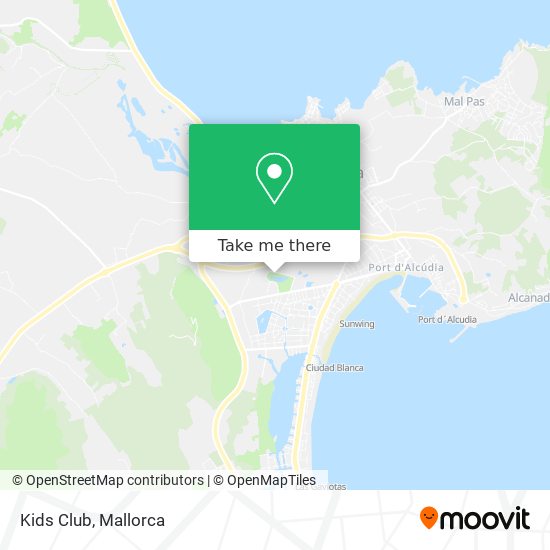 Kids Club map