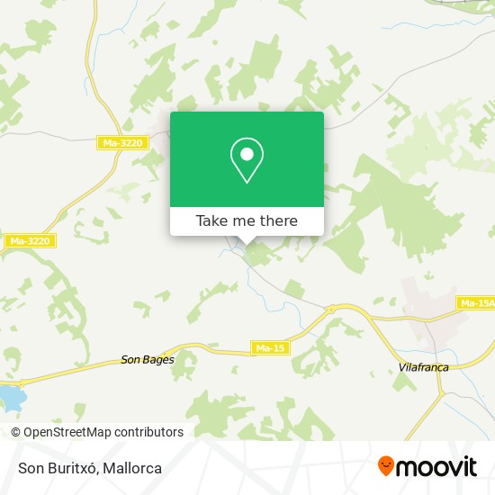 Son Buritxó map