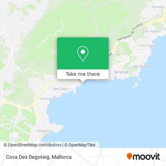 Cova Des Degoteig map