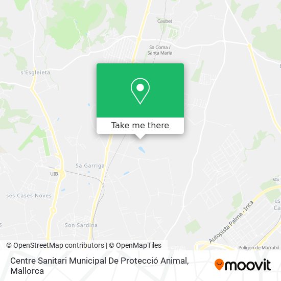 Centre Sanitari Municipal De Protecció Animal map