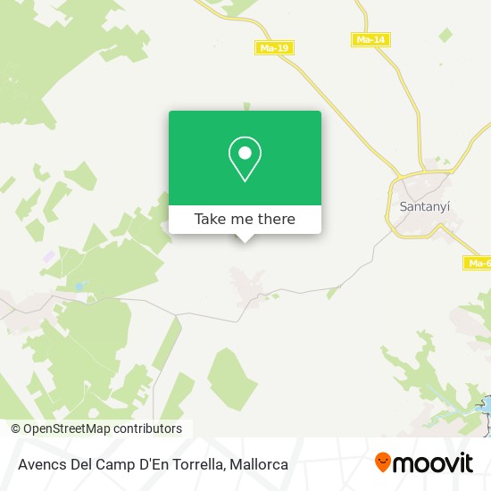 mapa Avencs Del Camp D'En Torrella