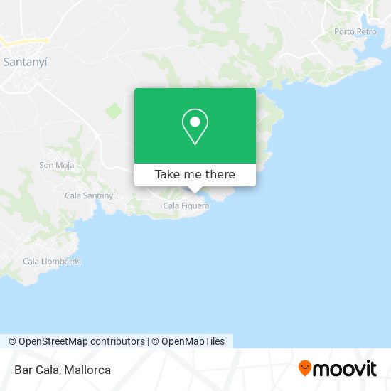 mapa Bar Cala