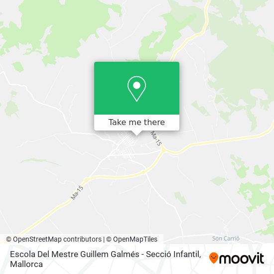 Escola Del Mestre Guillem Galmés - Secció Infantil map