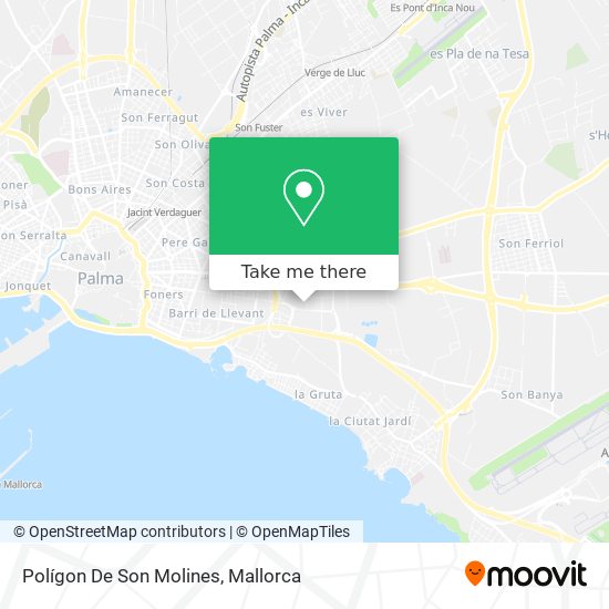 Polígon De Son Molines map