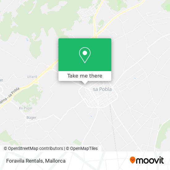 Foravila Rentals map