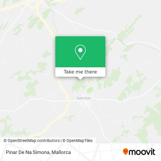 Pinar De Na Simona map