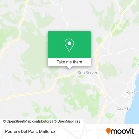 Pedrera Del Pont map