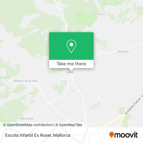 mapa Escola Infantil Es Roser