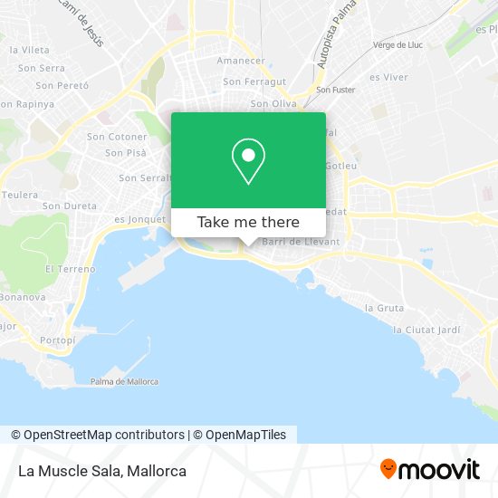 La Muscle Sala map