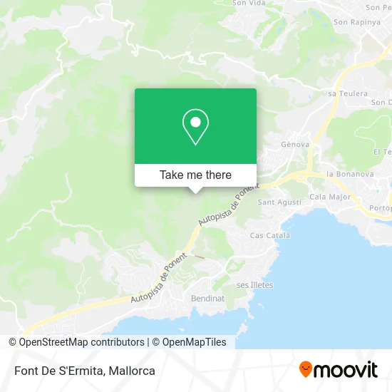Font De S'Ermita map