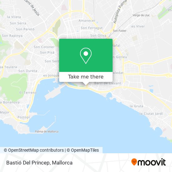 Bastió Del Príncep map
