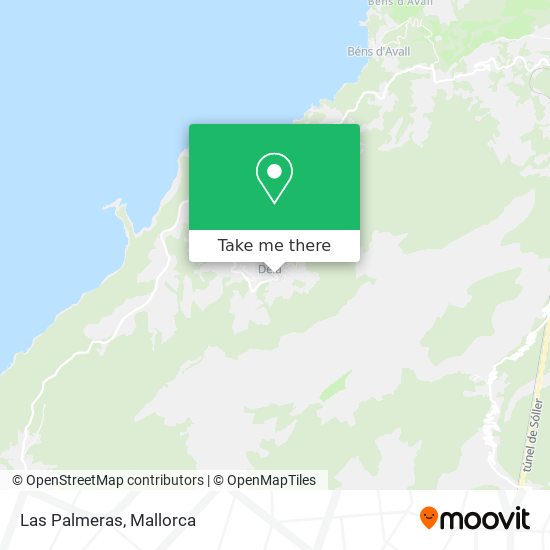 Las Palmeras map