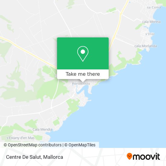 mapa Centre De Salut