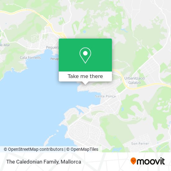 The Caledonian Family map