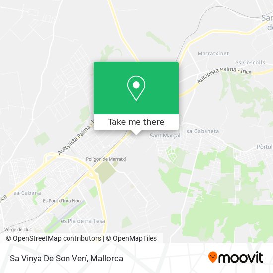 Sa Vinya De Son Verí map