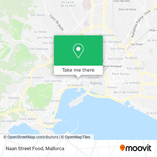 mapa Naan Street Food